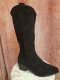 Belle Western Boot Black